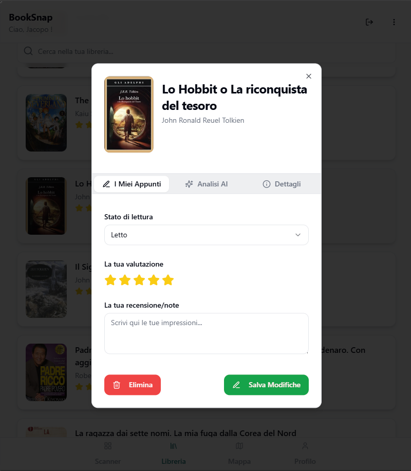 Valutazione libro